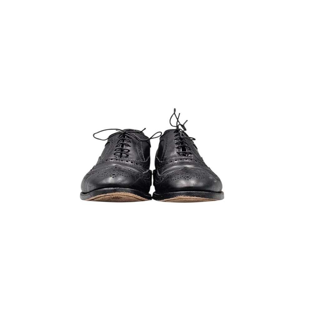Allen Edmonds Men's Size 11 D McAllister Black Leather Wingtip Brogue Oxfords - Picture 2 of 8